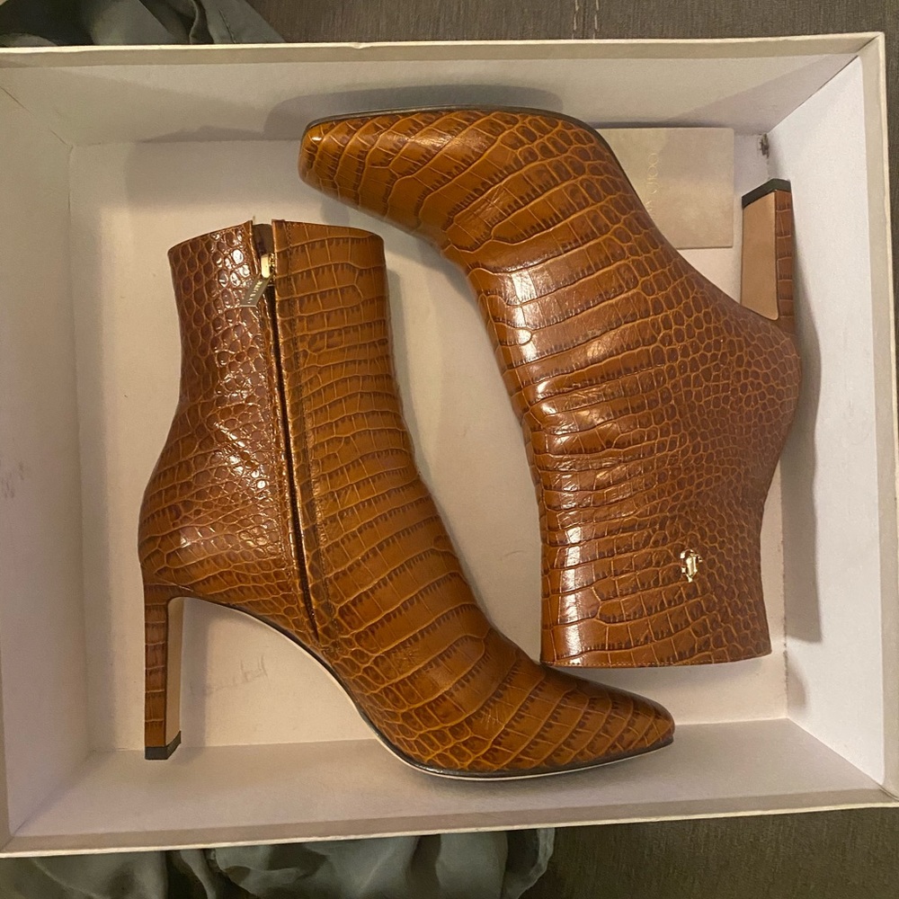 Jimmy Choo Minori Croc Boot 7.5